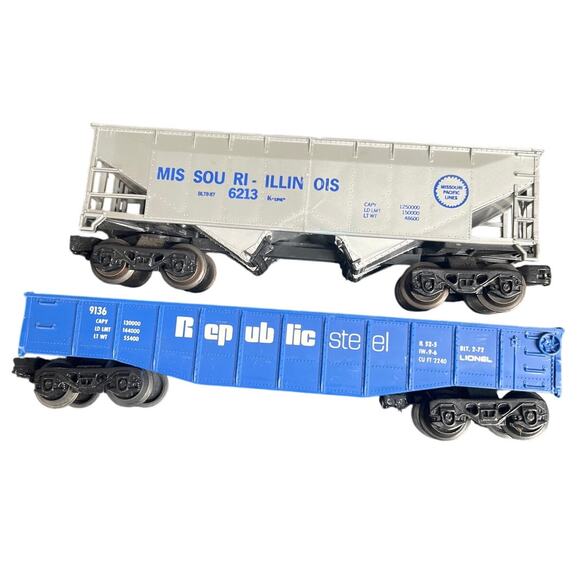 O/O-27 K-Line 6123 Missouri Illinois Hopper, Republic Steel Train - Picture 1 of 4